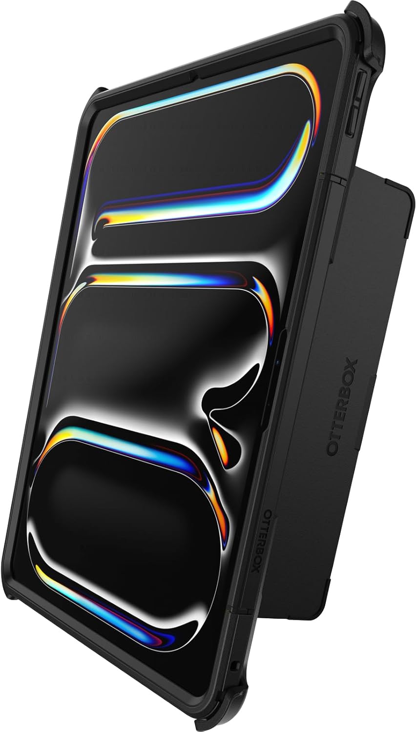 OtterBox Defender Series Case for iPad Pro 13-inch (M4) (2024) - Black, Rugged, Durable, Multi-Layer Protection