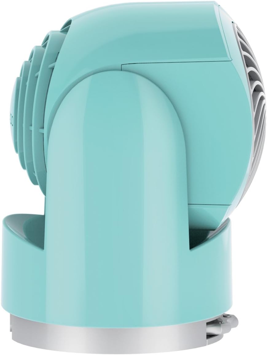 Vornado Flippi V6 Compact Air Circulator Fan, Quiet Portable Travel Fan for Desk or Bedroom, Adjustable Head, 2 Speeds, Bliss Blue