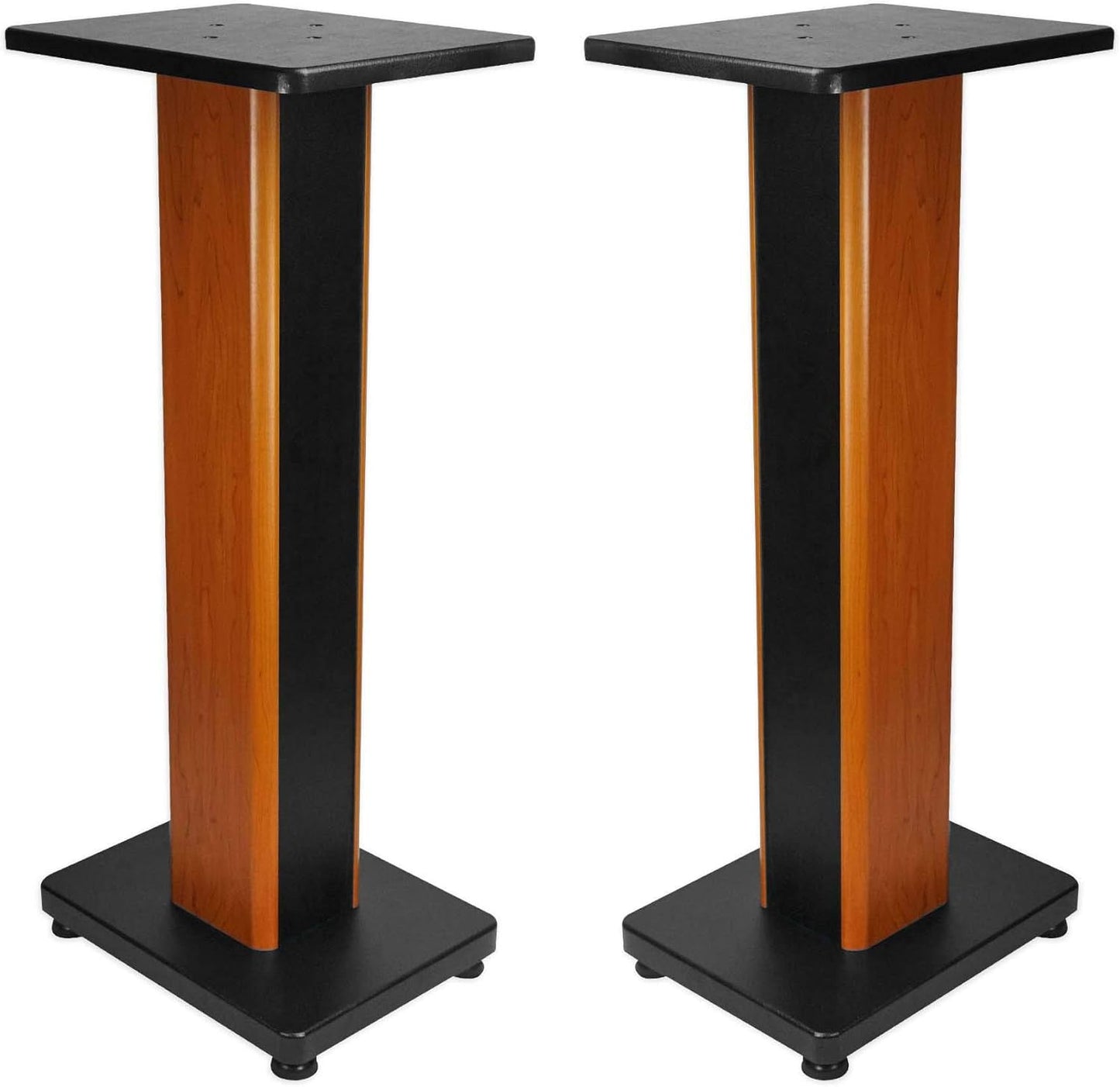Rockville 28" 2-Tone Bookshelf Speaker Stands Surround Sound Home Theater (RHT28C)