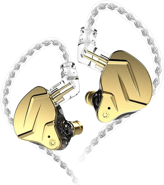 KZ ZSN Pro X in Ear Monitor Earphone 1BA 1DD Hybrid Dynamic Dual Driver IEM Wired Earbuds HiFi Sport Gaming Headphones Compatibility for Phone Computer Tablet