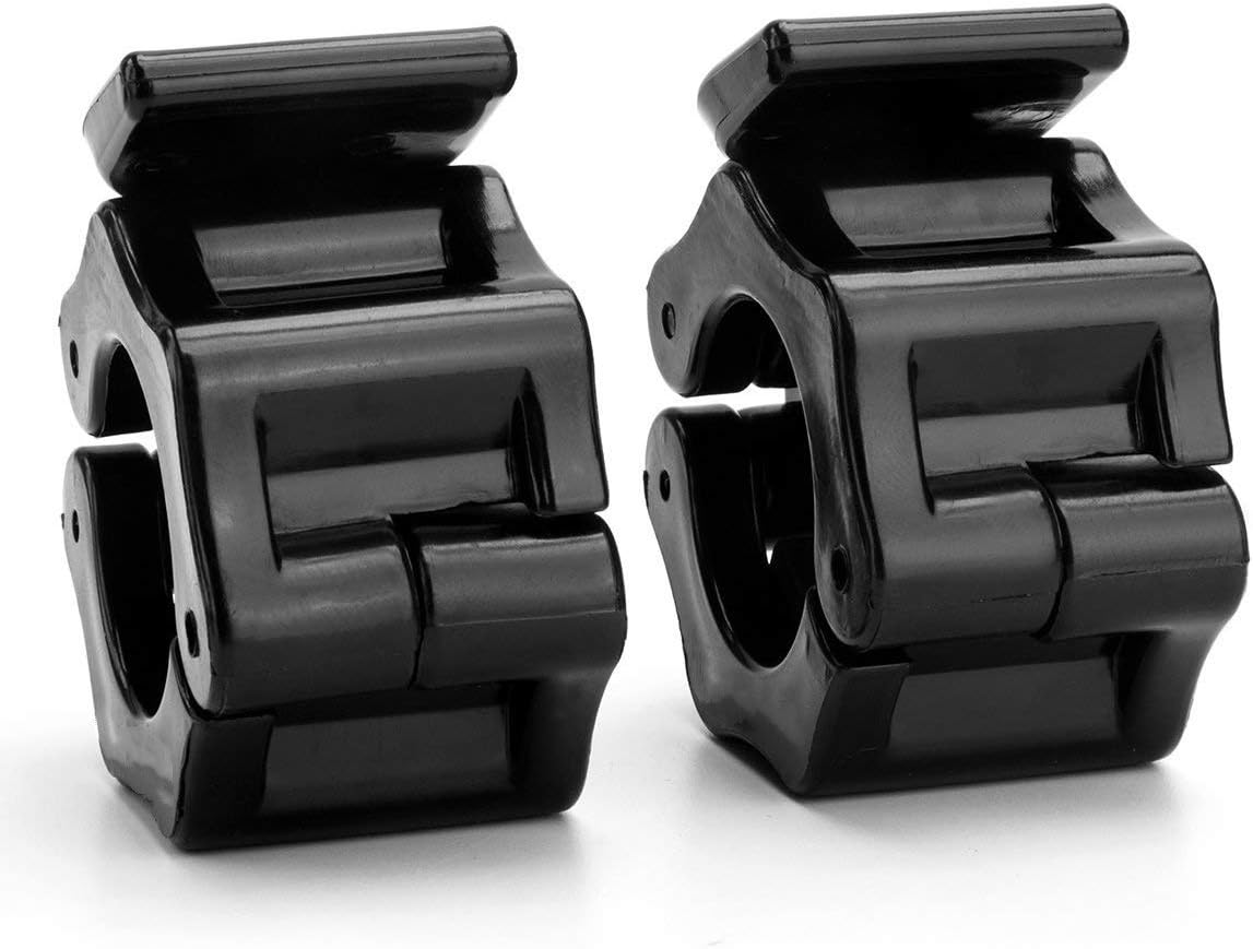 1 inch Barbell Collar Weight Lifting Barbell Clamps Quick Release Dumbbell Collars Locking Collar for Workout Home Gym Training