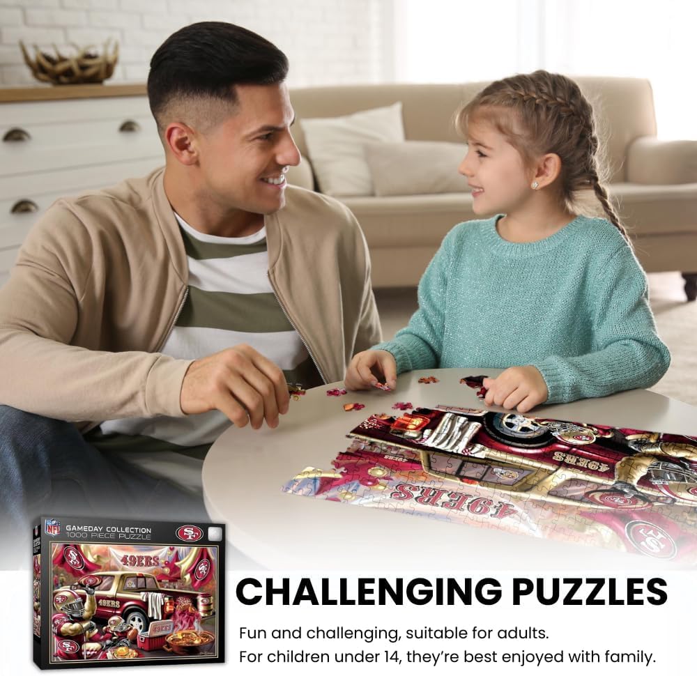 MasterPieces - 1000 Piece Jigsaw Puzzle, NFL Denver Broncos, Fun for Adults and Family, Non-Glare Finish, 19.25"x26.75"