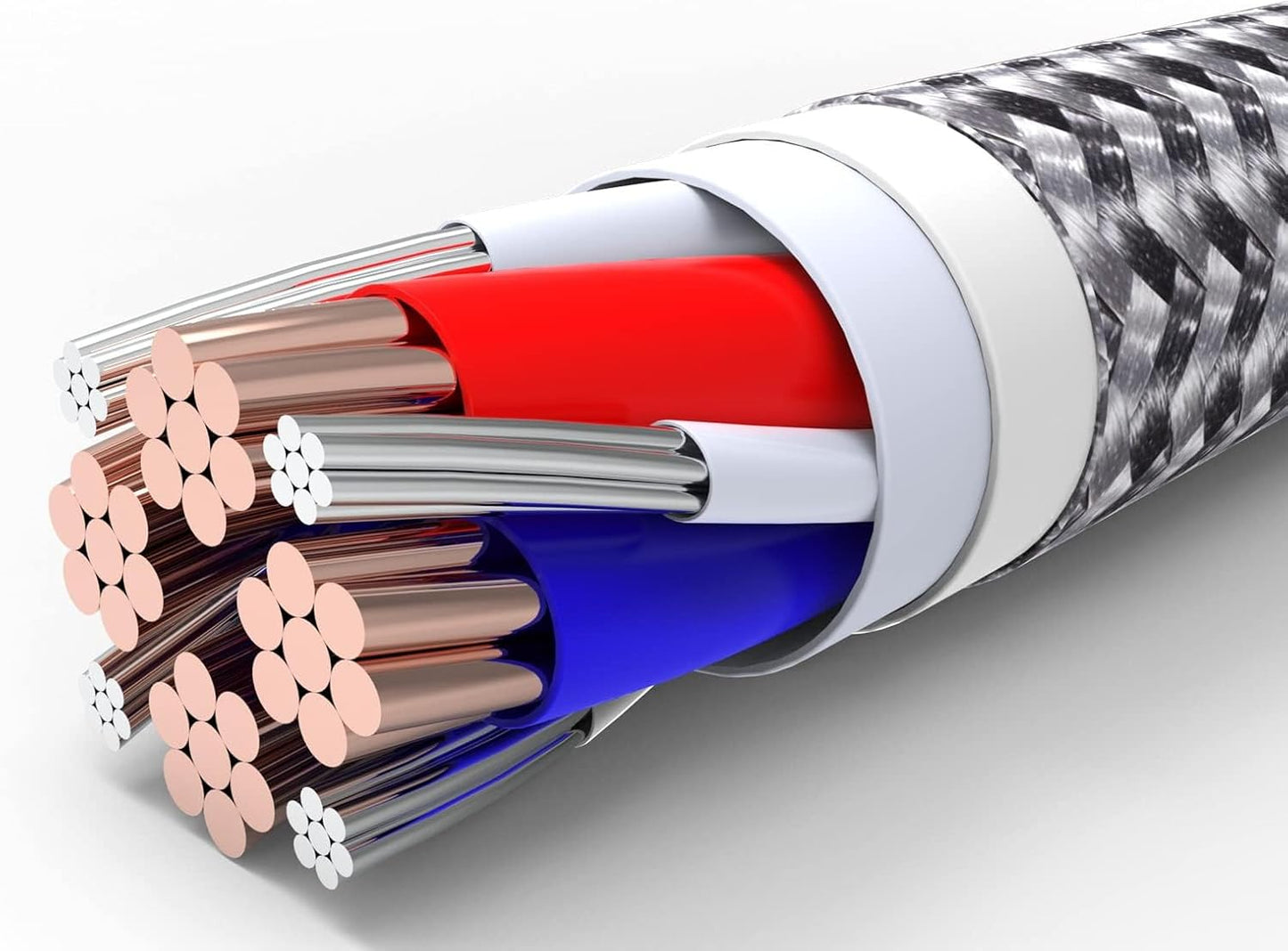 IDISON Multi Charging Cable(2Pack 4FT), 3 in 1 USB Charging Cable for Multiple Devices, Braided Universal Phone Charger Cord with Type-C, Micro USB, IP Port for iPhone16/15/14/Android Phones and More