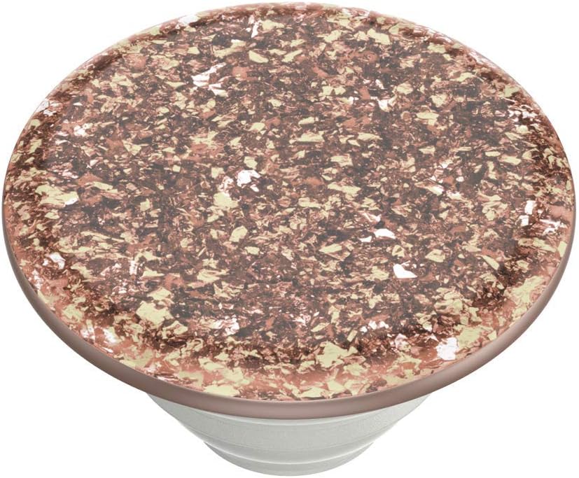 PopSockets Phone Grip with Expanding Kickstand, Adhesive Grip - Foil Confetti Rose Gold