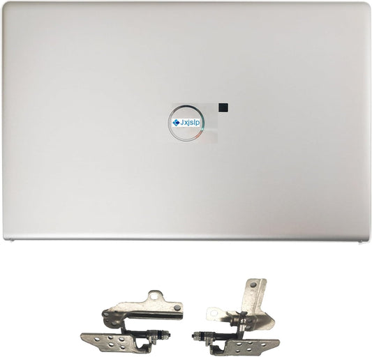 Replacement LCD Back Cover Rear Top Lid with Hinges for DELL Inspiron 15 3510 3511 3515 3520 3525 Series Laptop 0DDM9D DDM9D Silver