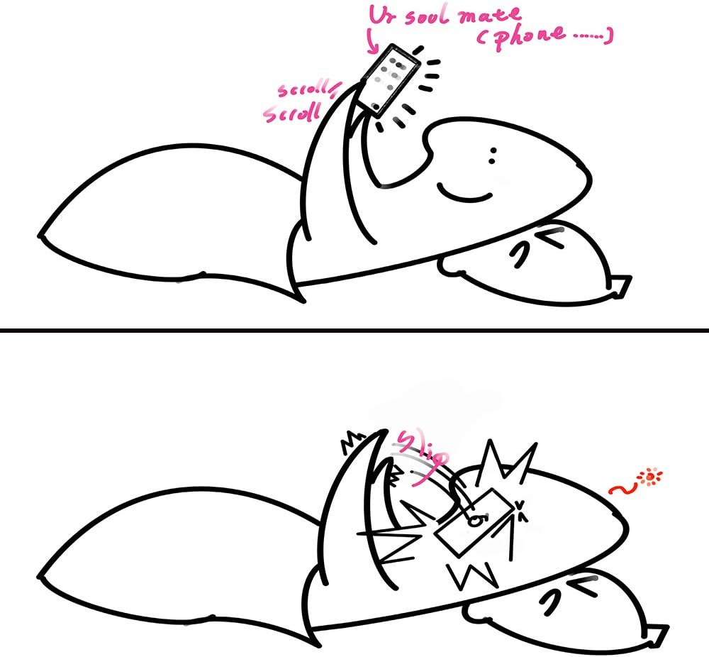 Phone Grip Holder for Hand, Universal Finger Strap Phone Holder, Finger Selfie Grip Compatible with Most Smartphones (Red) - 2Pack