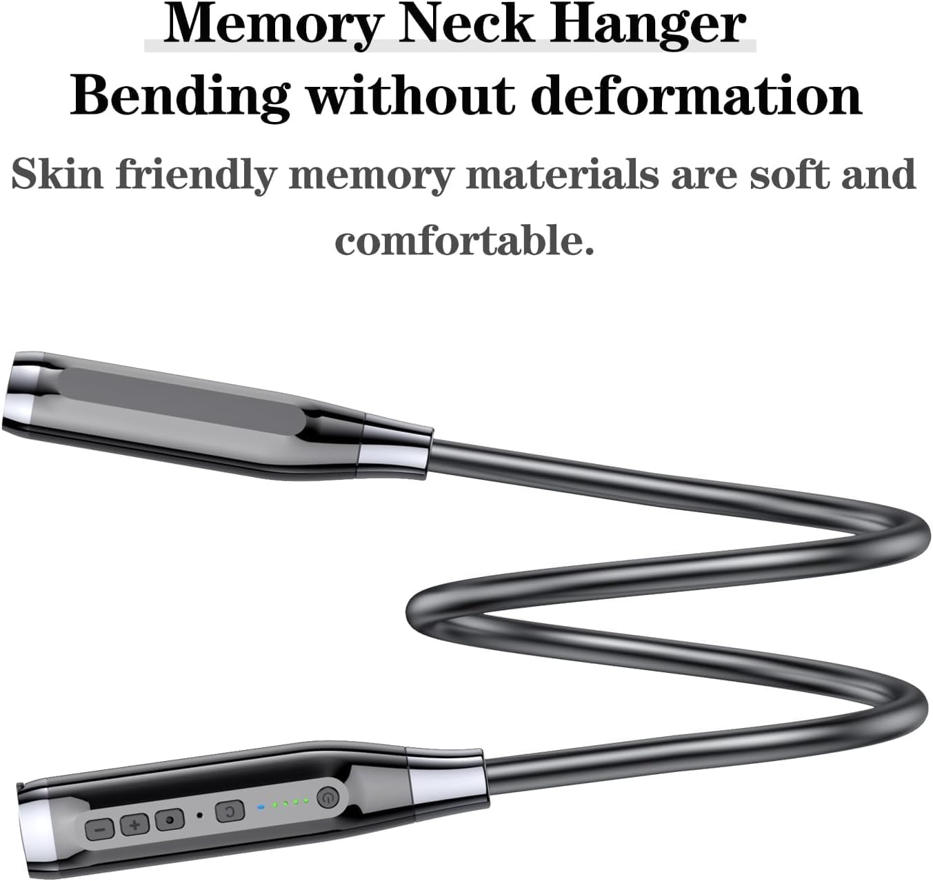 Neckband Bluetooth Headphones，6.0 Bluetooth 120 Hours Playtime，IPX7 Sports Waterproof Earbuds with Microphone Noise Cancelling with TF Card Slot ，HiFi Stereo (Black)