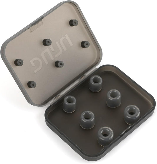 Linsoul DUNU S&S Silicone Eartips S/M/L (3pairs) for Nozzle Diameter from 4mm-5.5mm for Stage Studio, for KZ ZS10 Pro, 7HZ Zero, Orchestra Lite, TANGZU Wan'er S.G IEM (S/M/L- Each Size 1 Pair)