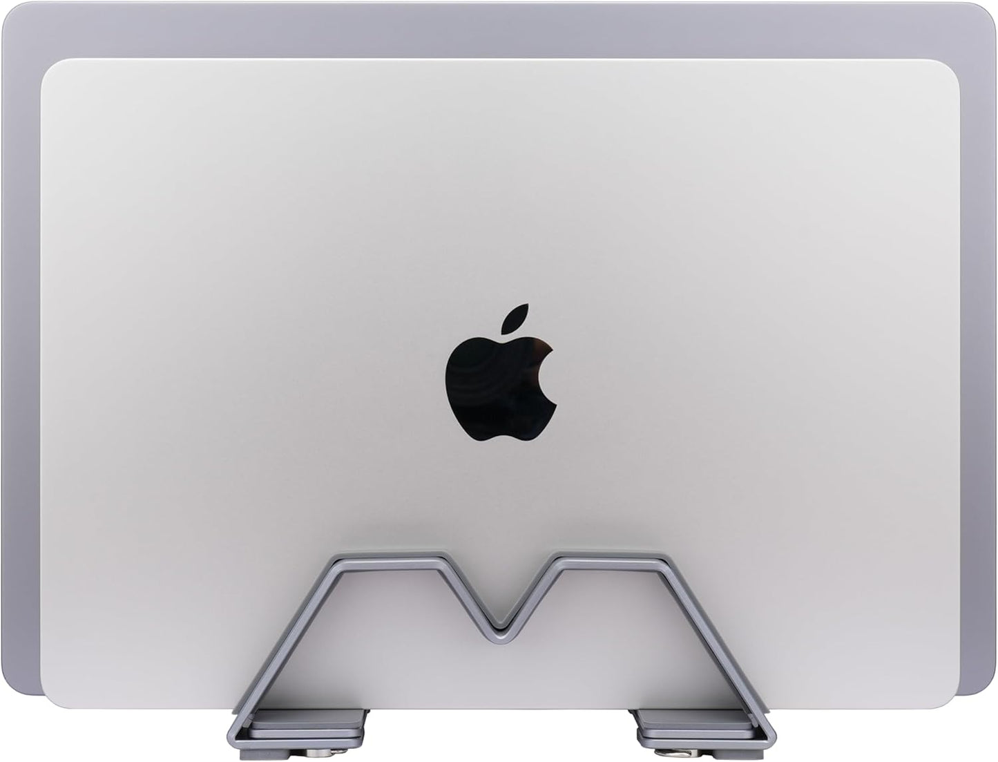 Adjustable Dual Vertical Laptop Stand - Supports 2 Devices Holder, Fit for All Laptops(10-30mm Thickness) - Fashion Design, Adjustable Width, Anti-Slip & Scratch-Resistant, Patented Design