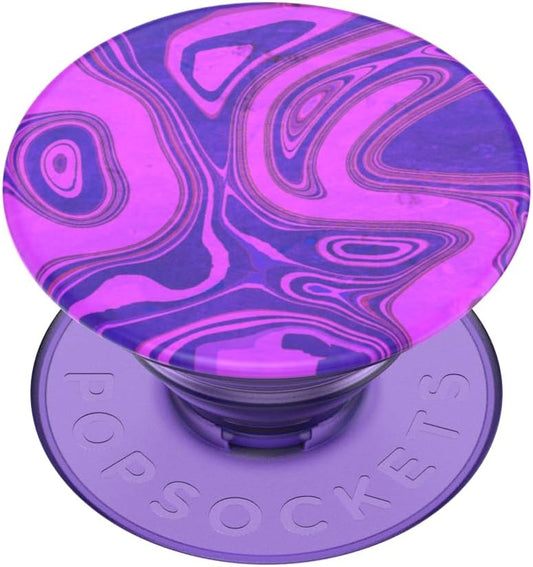 PopSockets Plant-Based Phone Grip with Expanding Kickstand, Adhesive Grip, Eco-Friendly - Translucent Lava Flow