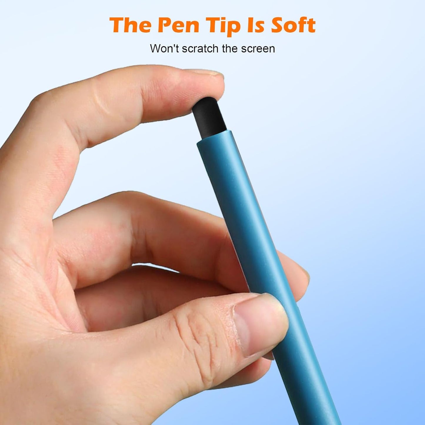 40 Pcs Stylus Tips Replacement Tips Only Pencil Rubber for Stylus Pens Soft No Scratches Sensitivity and Precision Universal Ends Replacement Friendly Swede