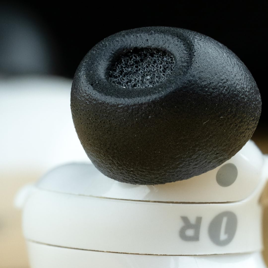 Comply Memory Foam Replacement Earbud Tips for Bose QuietComfort, Ultra, II | Ultimate Comfort, Secure Fit, Superior Noise Isolation | Black (S/M/L) (3 Pairs)