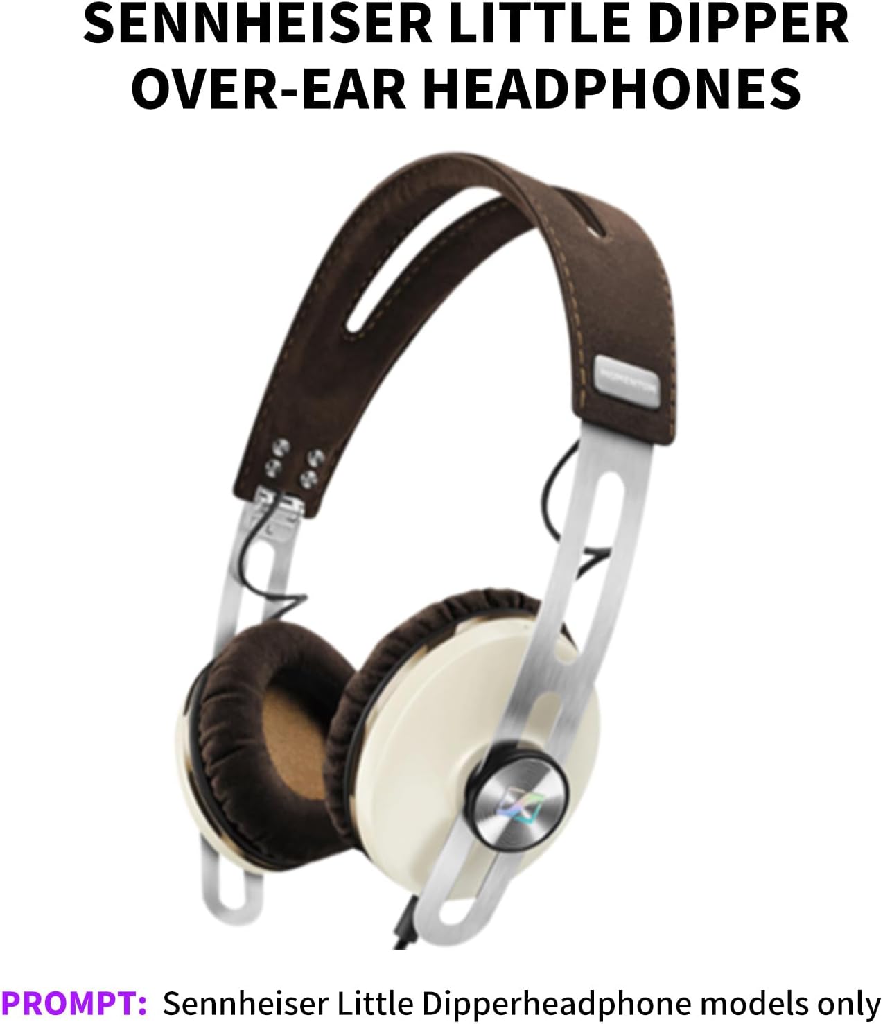 Replacement Ear Pads for Headphones - Compatible with SENNHEISER Momentum On-Ear 1（OE1 & OE2） HD1 | Extra Durable Ear Cushions Soft Memory Foam for Comfort - Red Lambskin