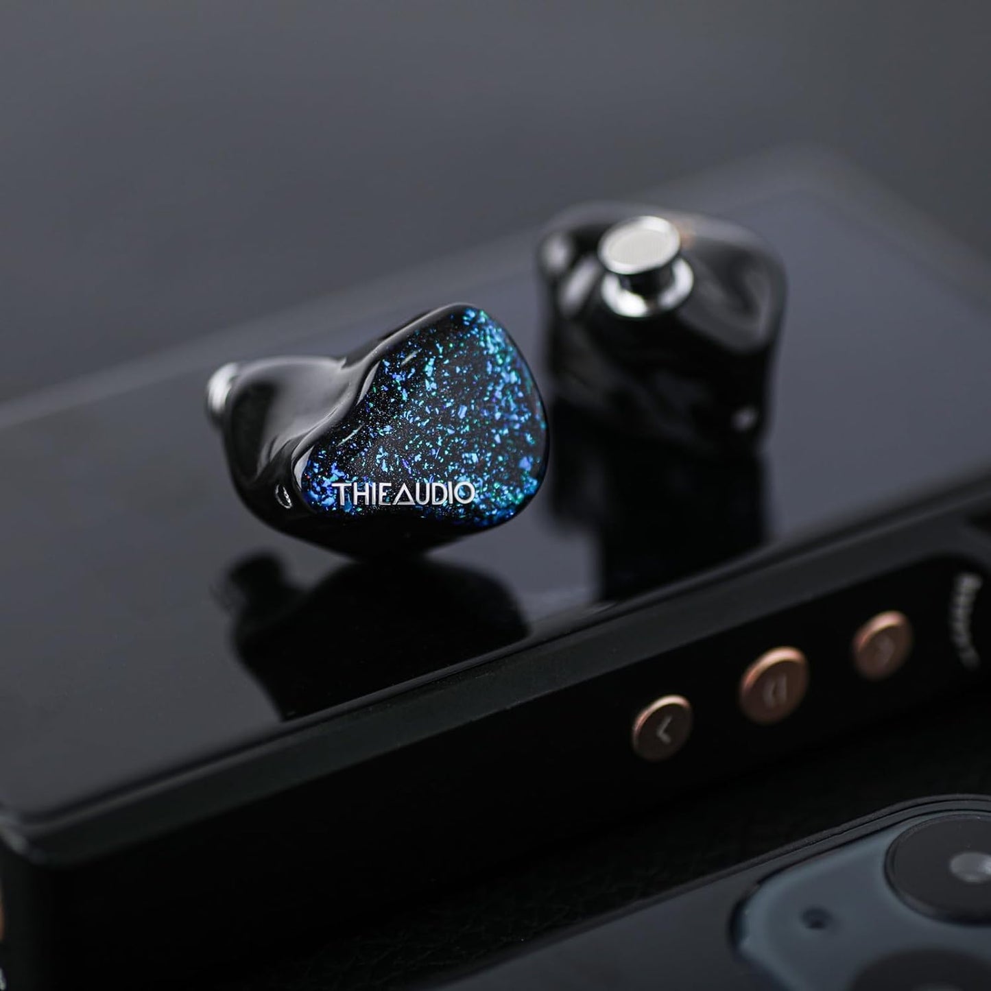 Linsoul THIEAUDIO Hype 4 2DD+4BA in Ear Monitor, HiFi IEM Earphones with Tonal Balance, Latest Sonion Driver, Detachable Silver-Plated OCC Cable for Audiophile Musician Professionals (Black)