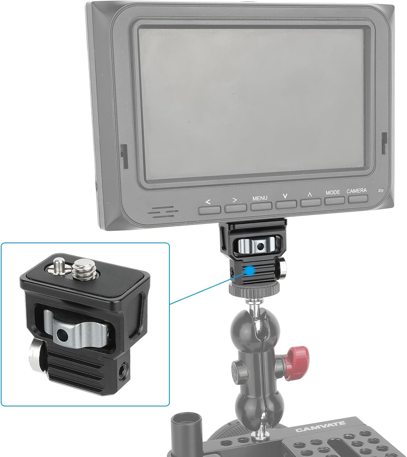 CAMVATE Anti-Twist 1/4"-20 Adapter for Magic Arm - 3567