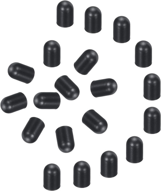 MECCANIXITY 60Pcs Replacement Stylus Pen Tips 4.5mm Conductive Capacitive Touch Screen Pens Tips Silicone Rubber, Black