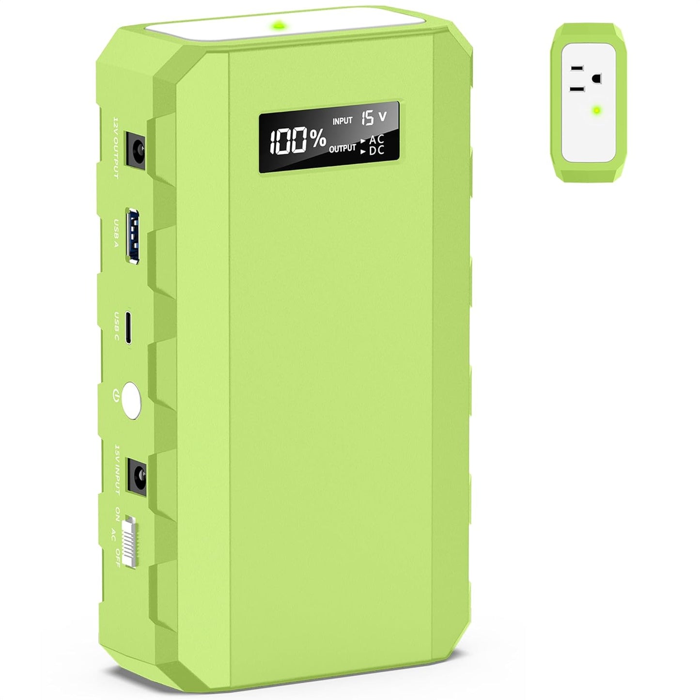 Apowking Power Bank with AC Outlet,65W Portable Laptop Battery Bank Fast Charging,88.8Wh/24000mah Power Station for Outdoor Camping PowerBank Travel Home Power Backup