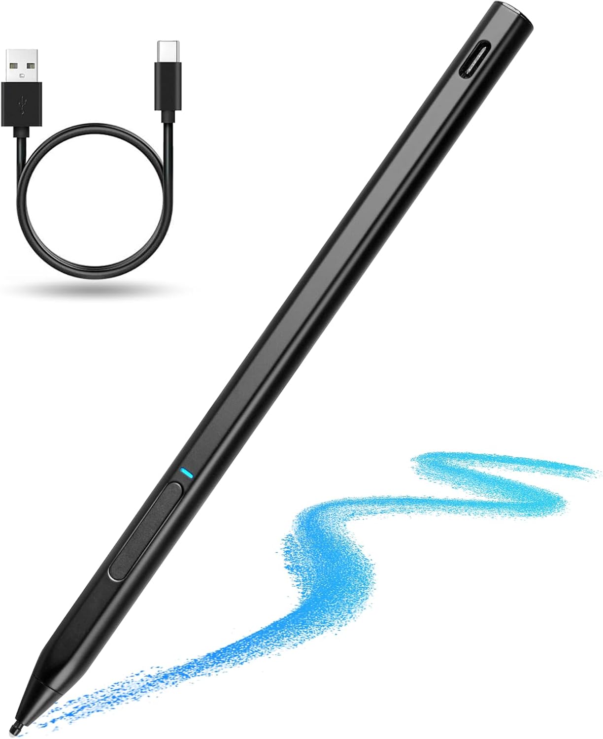 Fire Max 11 Stylus Pen,USI 2.0 Certified Stylus Pencil for Amazon Fire Max 11 Tablet & Amazon Fire HD 10 (13th Gen, 2023 Release),Palm Rejetion 4096 Pressure and Rechargeable Amazon Pen