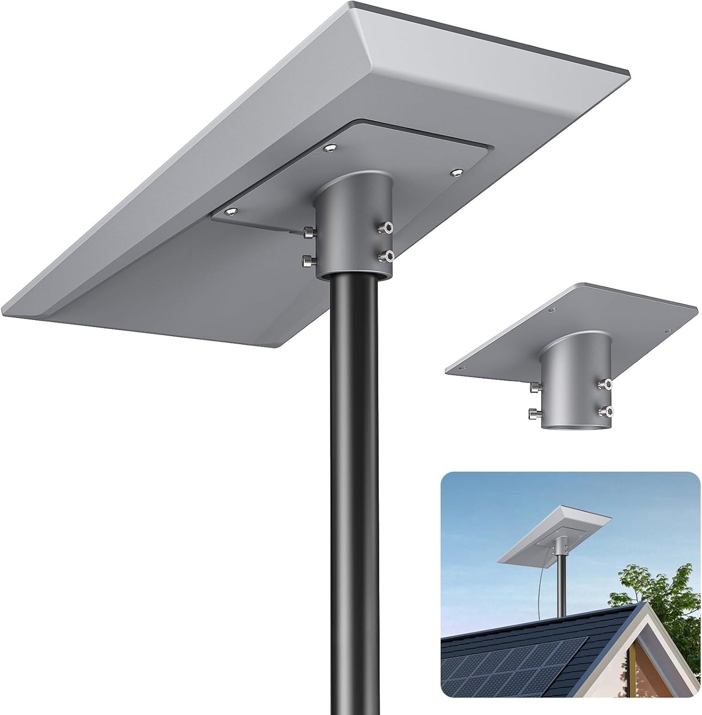 XLTTYWL Starlink Performance Gen 3 Pipe Adapter, Premium 1.49''-2.5'' Star Link V3 Pole Wedge Mounting Kit for Starlink Performance Gen3, UTA-252