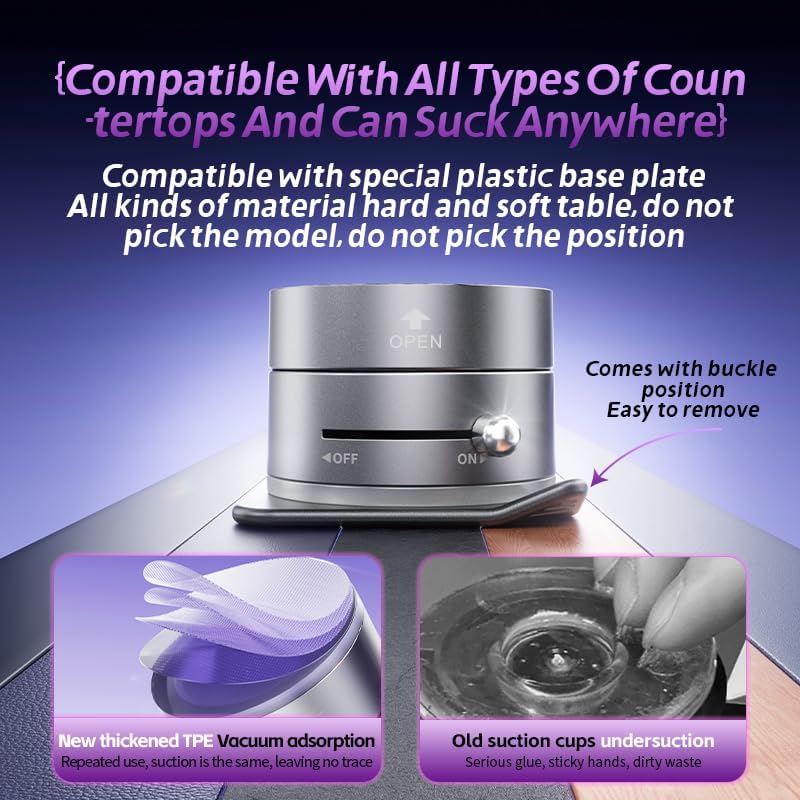 Magnetic Phone Holder for Car, [360° Rotatable] Phone Mount with Strong Suction Cup & Retractable Stand, Foldable Phone Holder for iPhone 16/15/14/13 and All Smartphone (White)