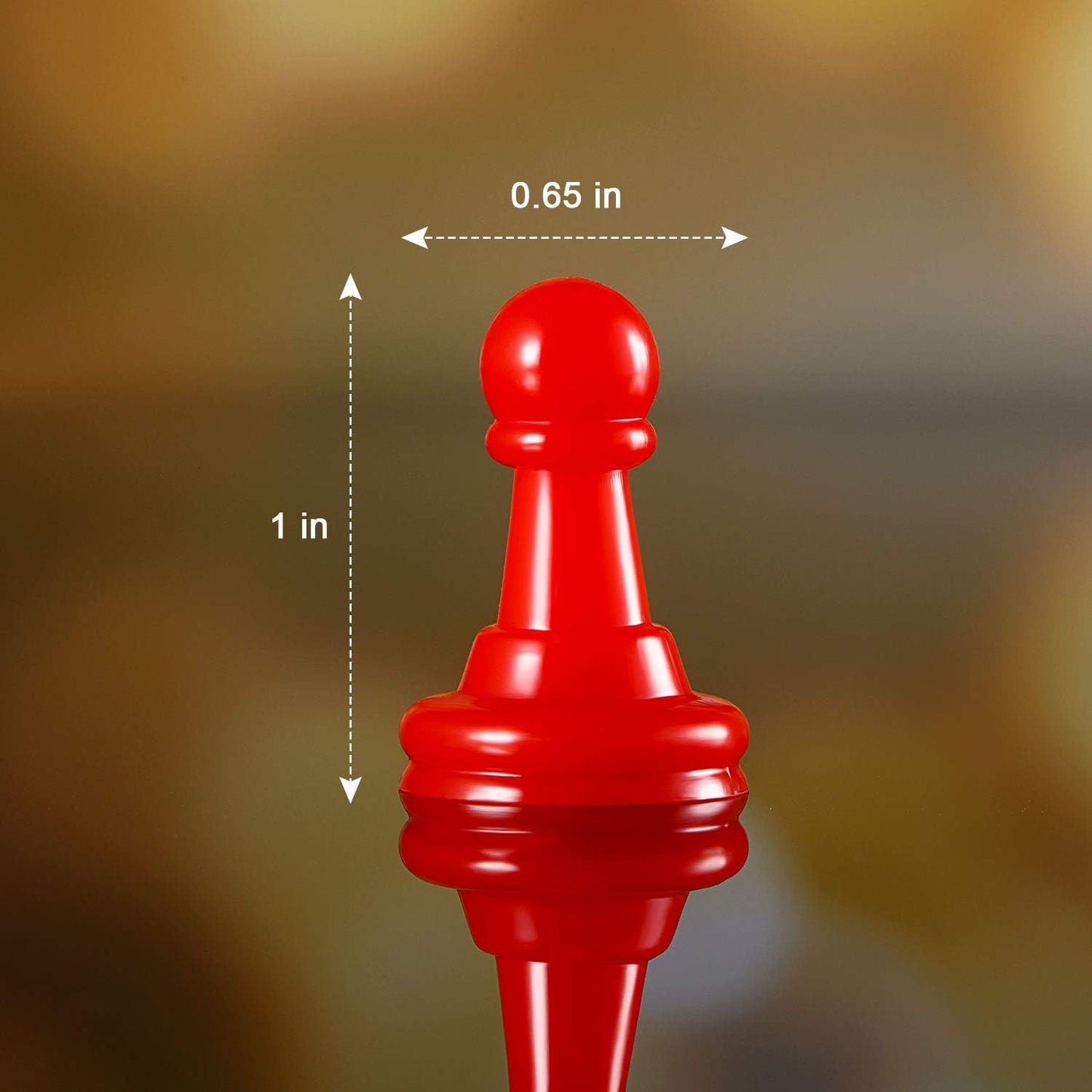 Gejoy 128 Pcs Board Game Pieces Multicolor Plastic Pawns Game Pieces for Board Games Chess,1 Inch Game Pawns, Tabletop Markers, Arts and Crafts