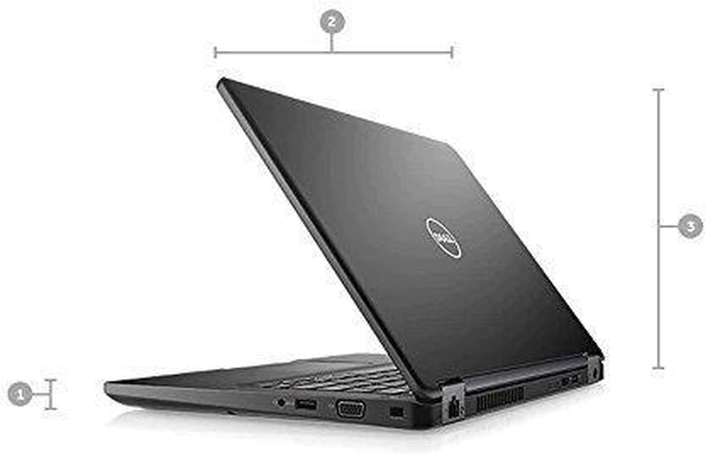 Dell Latitude 14 5000 5480 Business Laptop: 14in HD (1366x768), Intel Core i7-6600U, 500GB HDD, 8GB DDR4, NVIDIA 930MX 2GB GDDR5 vRAM, WiFi + Bluetooth, Windows 10 Professional (Renewed)
