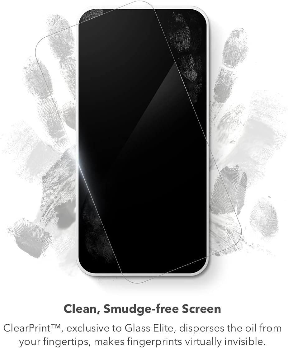 ZAGG InvisibleShield Glass Elite Anti-Glare Screen Protector for Apple iPhone 16e/ 14/13/ 13 Pro - 5X Shatter Protection, Anti-Fingerprint Technology, Easy to Install