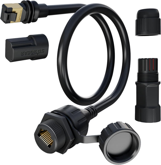 Starlink Ethernet Adapter for Gen 3/Mini, Waterproof Starlink Cable RJ45 Coupler Starlink Mini Ethernet Cable Extension