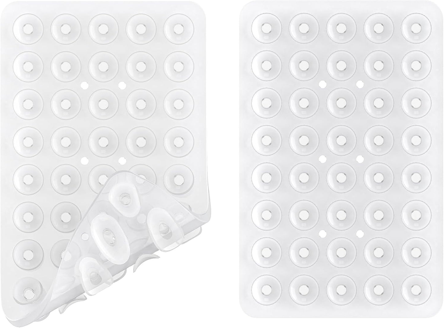 Silicone Double Sided Suction Phone Case Mount, Detachable Hands Free & Strong Grip Holder for Selfies & Videos, Compatible iPhone Android (Transparent, 1Pack)