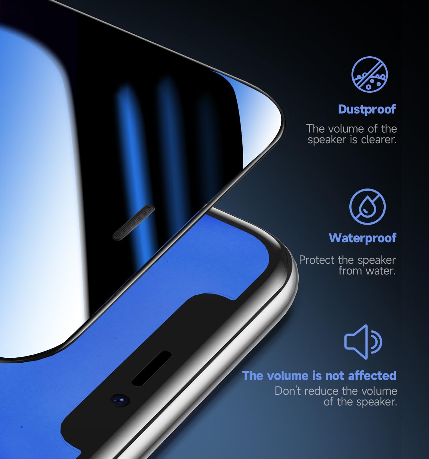 MAGIC JOHN 2 Pack for iPhone 11/iPhone XR 6.1 inch Privacy Glass Screen Protector, Auto Dust-Elimination Installation, Bubble Free, HD Clear, Easy Installation