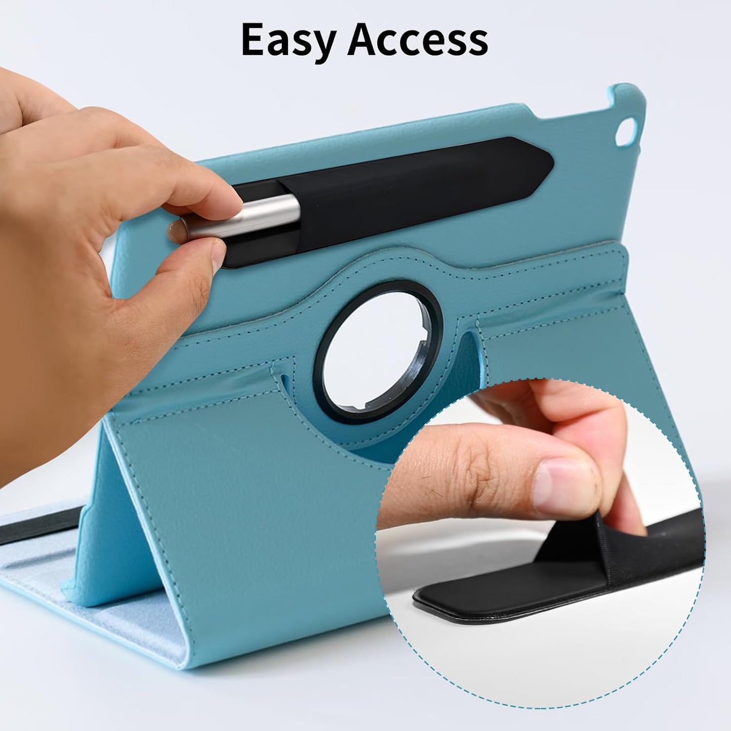 Silicone Pencil Holder Stylus Pen Case Holder Compatible with Pencil Pro 1st 2nd & USB-C (2 Pcs)