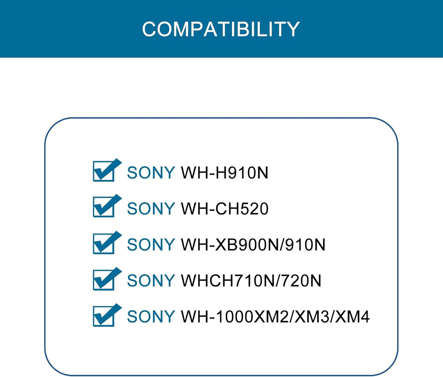 GEVO Replacement Headphone Headband Cover for Sony WH-1000XM4,WH-1000XM3/H910N/XB910N/XB900N/CH710N Headphones,Headband Cushioning Pad Protects Repair Parts,Easy Installation,No Tools Required (Gray)