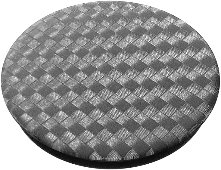 PopSockets Phone Grip with Expanding Kickstand, Adhesive Grip - Carbonite Weave