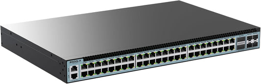 SODOLA 48 Port 2.5GbE Switch,L3 Managed e-Sports Mega-Switch with 4 x 40 QSFP+,4 x 25G SFP28,MLAG/Overlay/SDN, 96W, Multi-Gig Smart Web Managed Switch