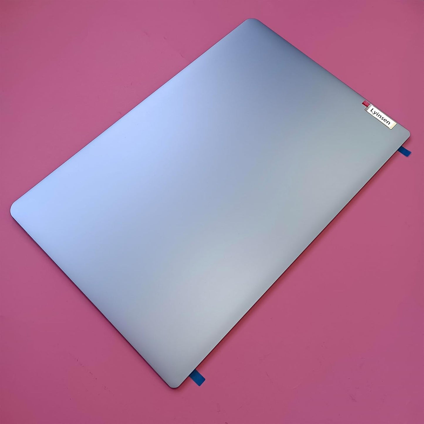 Replacement Laptop LCD Cover Back Rear Top Lid Bezel Hinges with Hinge Cover for Lenovo IdeaPad 1 15ADA7 1 15AMN7 5CB1F36621 5B30S19034 5H50S29036 5CB1F36618 Silver