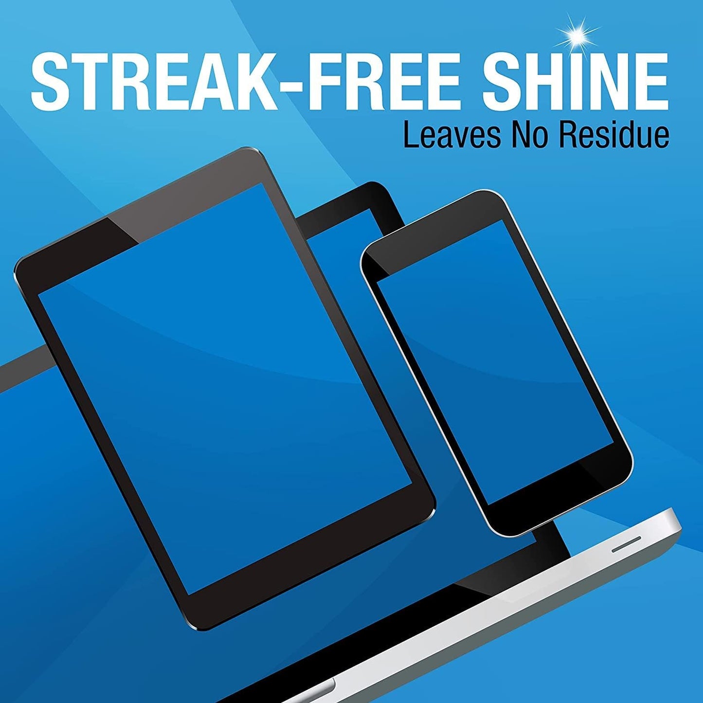 MiracleWipes for Electronics Cleaning - Screen Wipes Designed for TV, Phones, Monitors and More - 20 Count