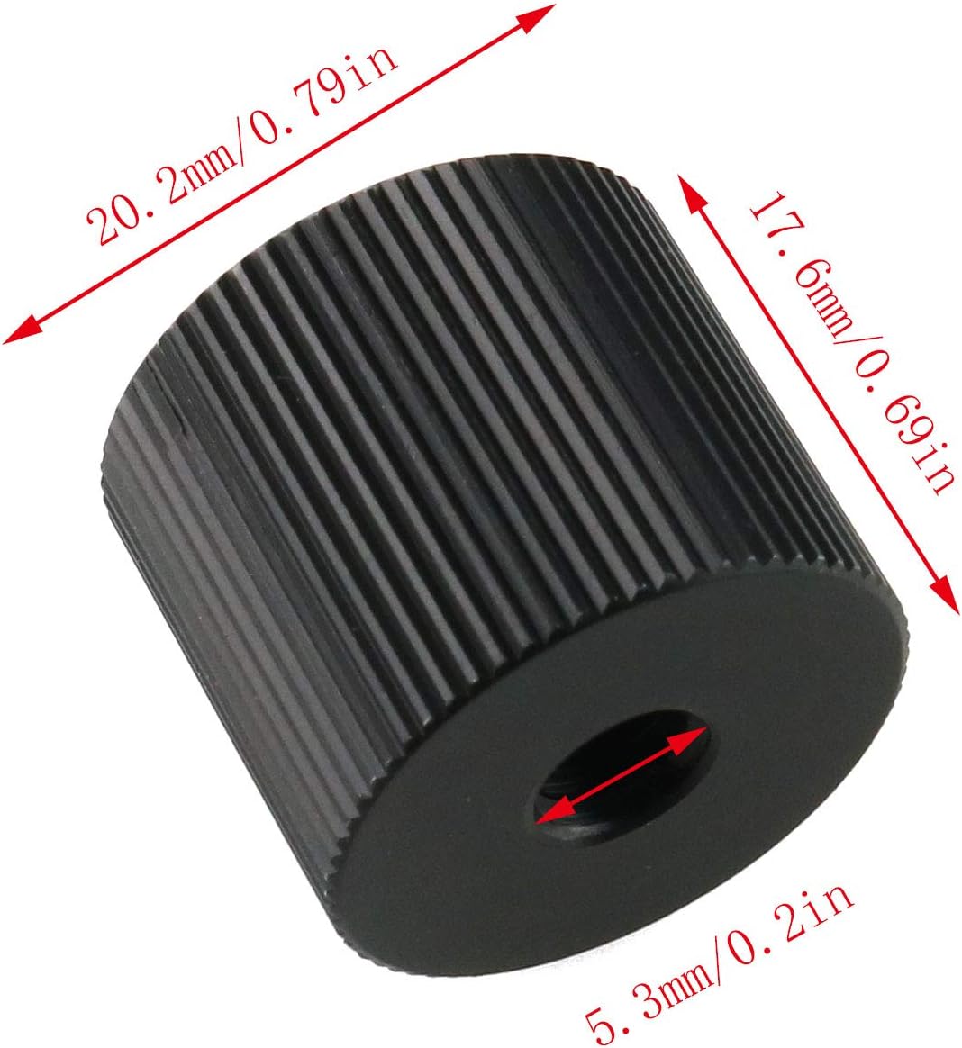 E-outstanding Tripod Nut 2PCS 1/4"-20 to 1/4"-20 Barrel Connection Mounts Nuts for Articulating Arms Tripod Rigs Replacement