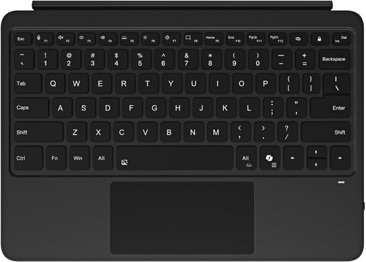 Magnetic Bluetooth Keyboard Cover for Surface Pro 12" 1st 12 inch Laptop Released in 2025 with Backlit (Black)