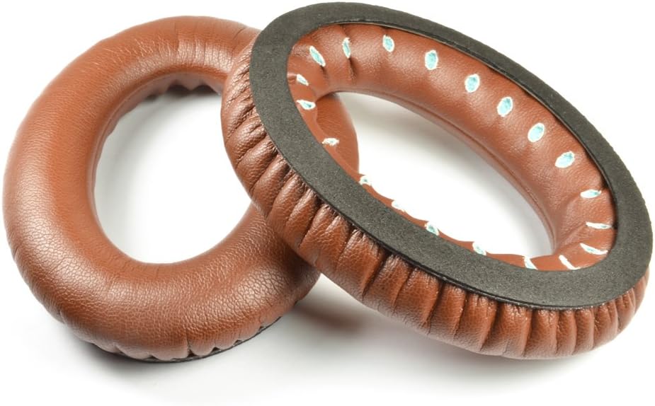 Replacement Ear pads Cushion Compatible For Bose QuietComfort QC2,QuietComfort 15 QC15,QuietComfort QC25,QuietComfort QC35,AE2,AE2i,AE2w,SoundTrue,SoundLink(Around-Ear) Headphone (COFFEE BROWN)