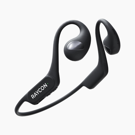 Raycon Open Headphones – Lightweight Wireless Over-Ear Design with Immersive Sound Quality, Long Battery Life, and Comfortable Fit for All-Day Wear - (Black)
