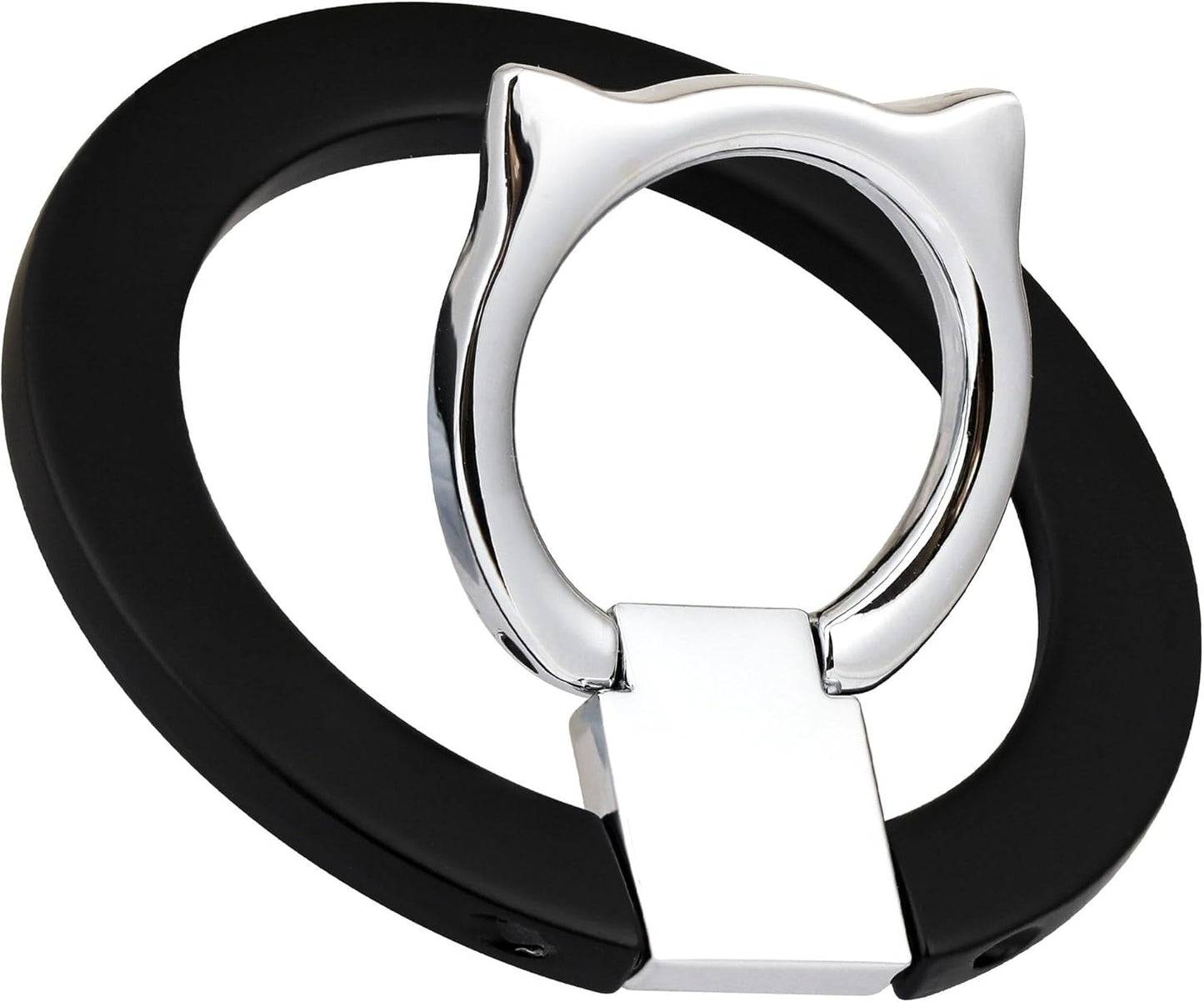 Magnetic Phone Grip for MagSafe, EI Sonador Magnet Phone Ring Holder, Removable, Compatible with iPhone 14 Plus 13 12 Pro Max Mini (Black)