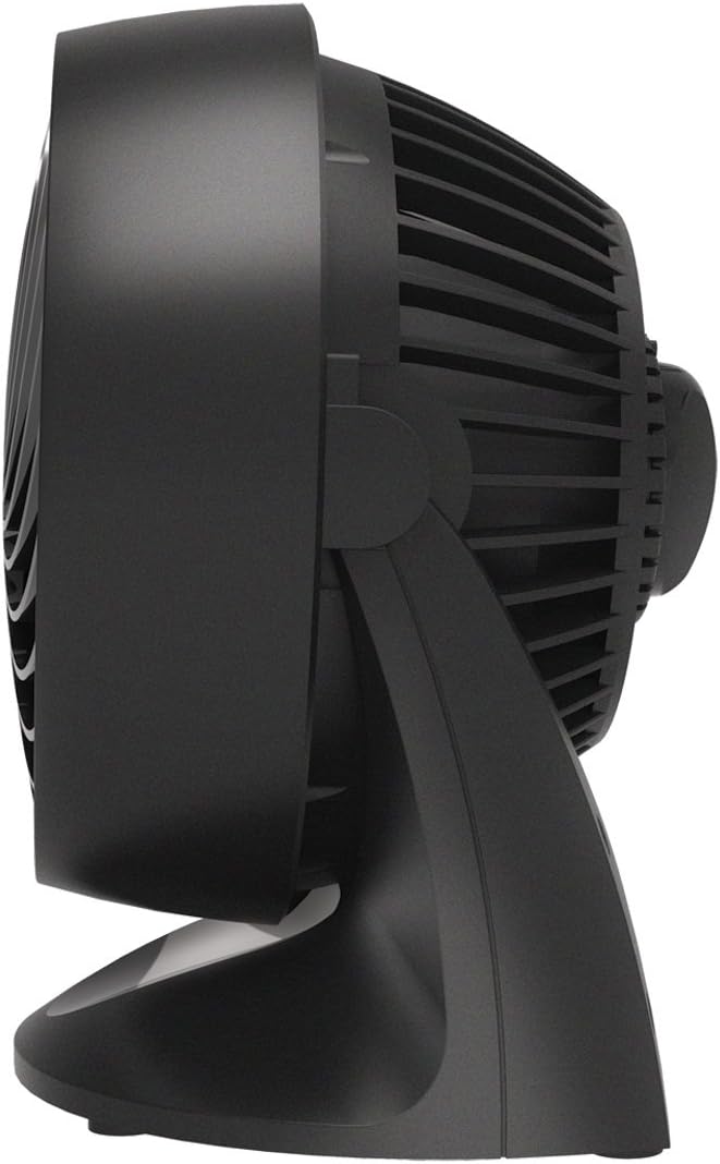 Vornado 133 Small Room Air Circulator Fan, 2 Speeds, Adjustable Head, Table Fan for Desk, Nightstand, Black