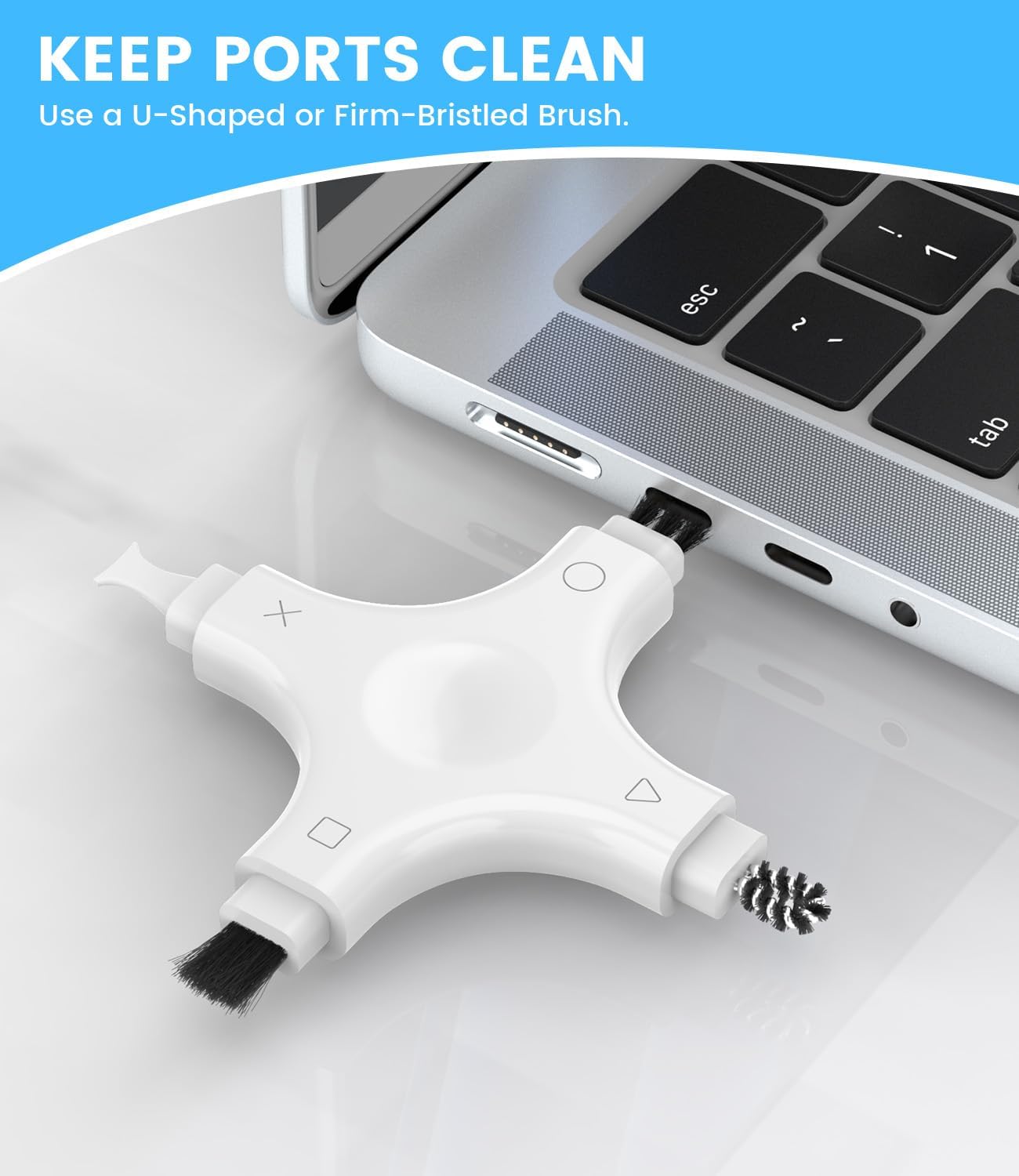 CODOGOY iPhone Cleaning Kit Port Cleaner Repair & Restore Tool Soft Brush Cleaning Tool Fit for All Devices