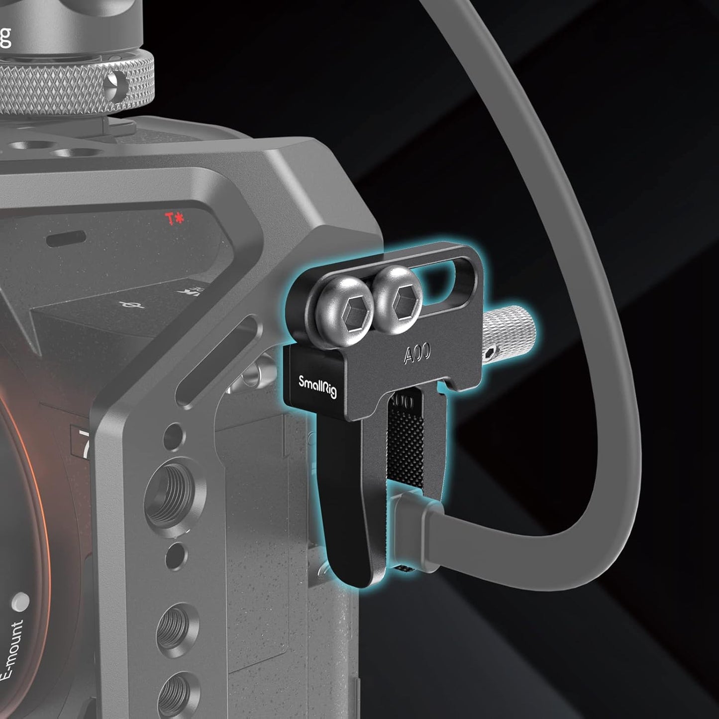 SmallRig Cable Clamp for Sony A7RIII / A7III / A7R IV / A7 II, for FUJIFILM for Nikon Z5/Z6/Z7, for Canon RP – 3637