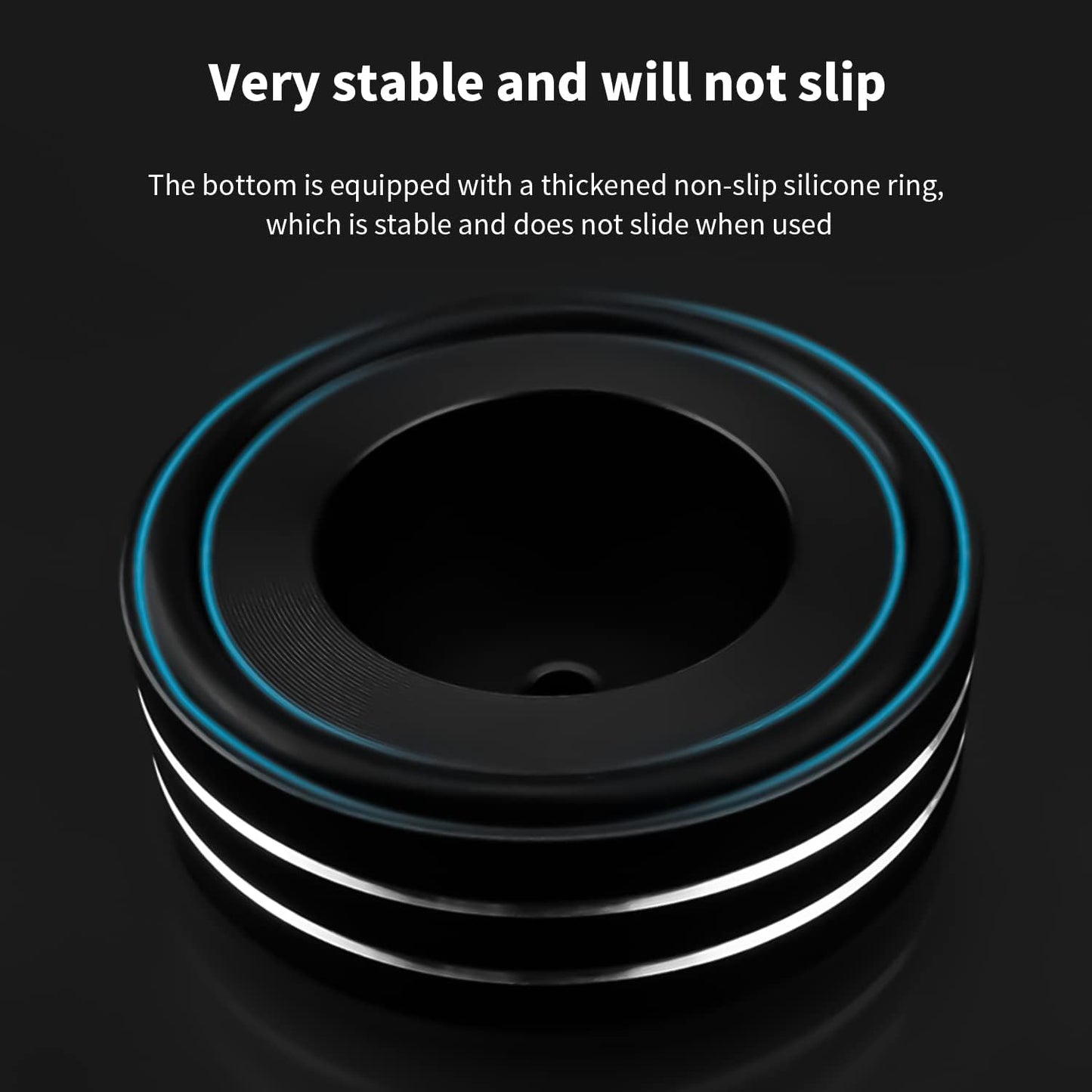 Viborg HiFi Speaker Spikes Isolation Feet Pads 58x22MM, 4X Audio Shock Absorber Aluminum Subwoofer Isolator with Rubber Ring and Mounting Screws(M4*0.7) for AMP Turntable DAC Recorder