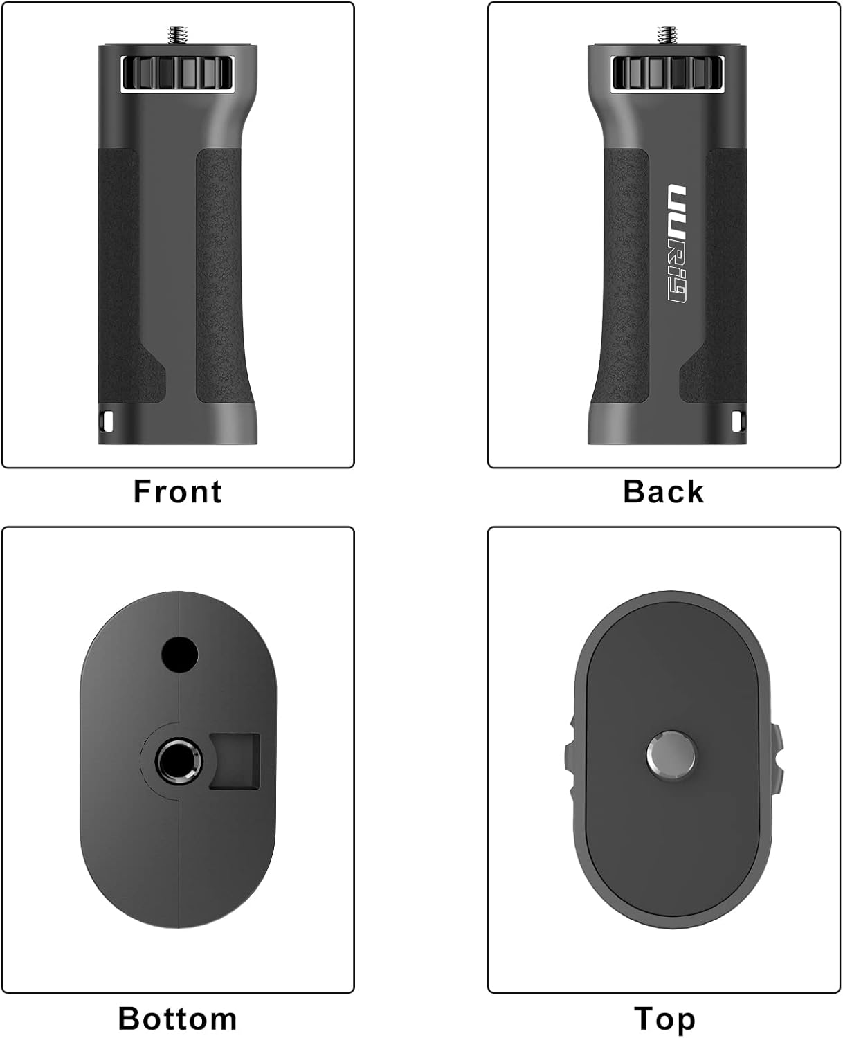 UURig Camera Handle Grip 1/4" Screw for Camera Stabilizer, Pistol Grip Camera Handle Compatible with Action Cam Canon Nikon Sony Digital Camera Mobile Video Shooting Vlog Camcorder