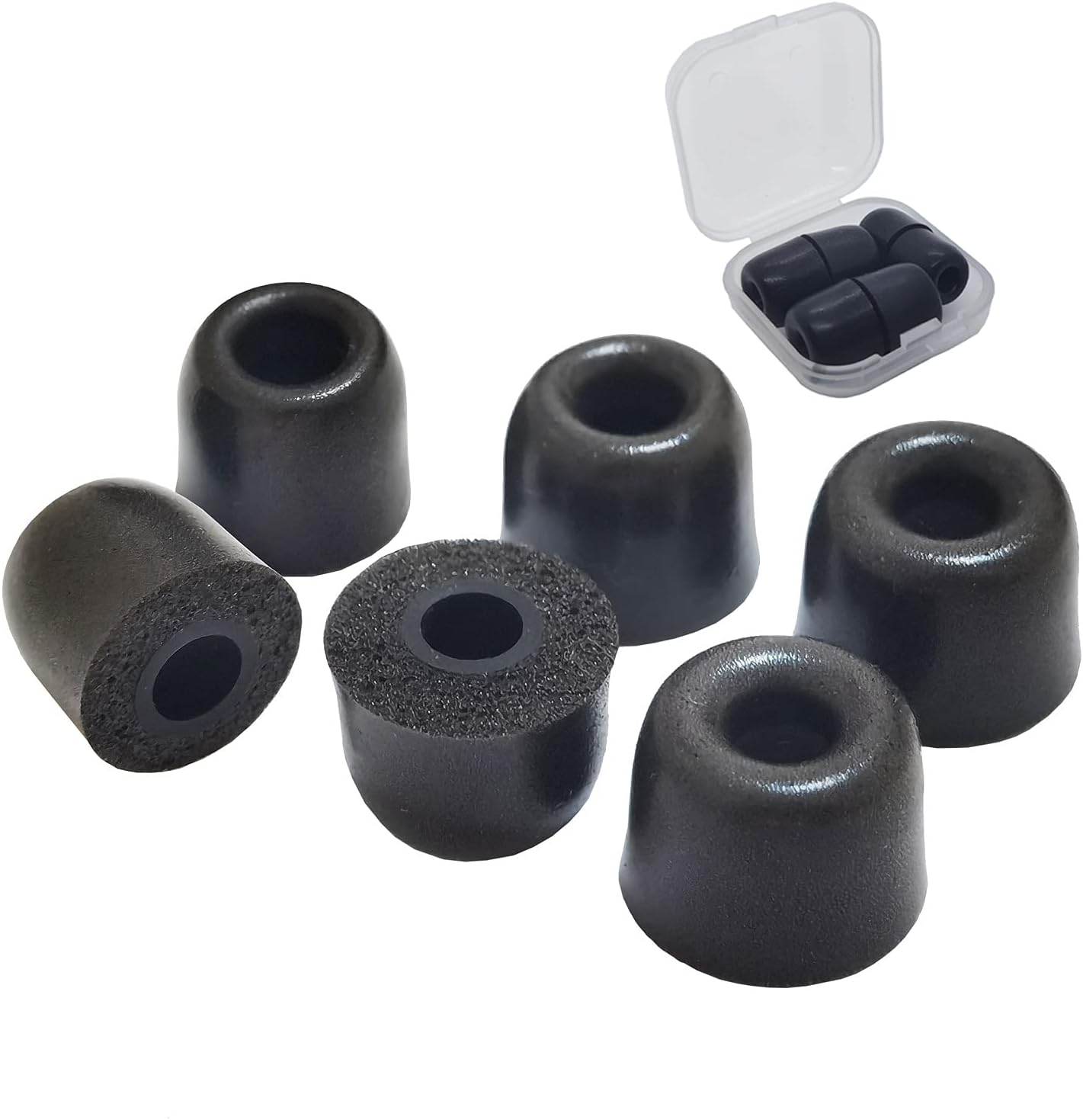 Memory Foam Tips for JayBird Earbuds Series 60S Slow Rebound Replacement Ear Tips for JayBird Tarah JayBird Run Air JayBird Freedom JayBird X4 X3 X2 Earbuds 3 Pairs LMS