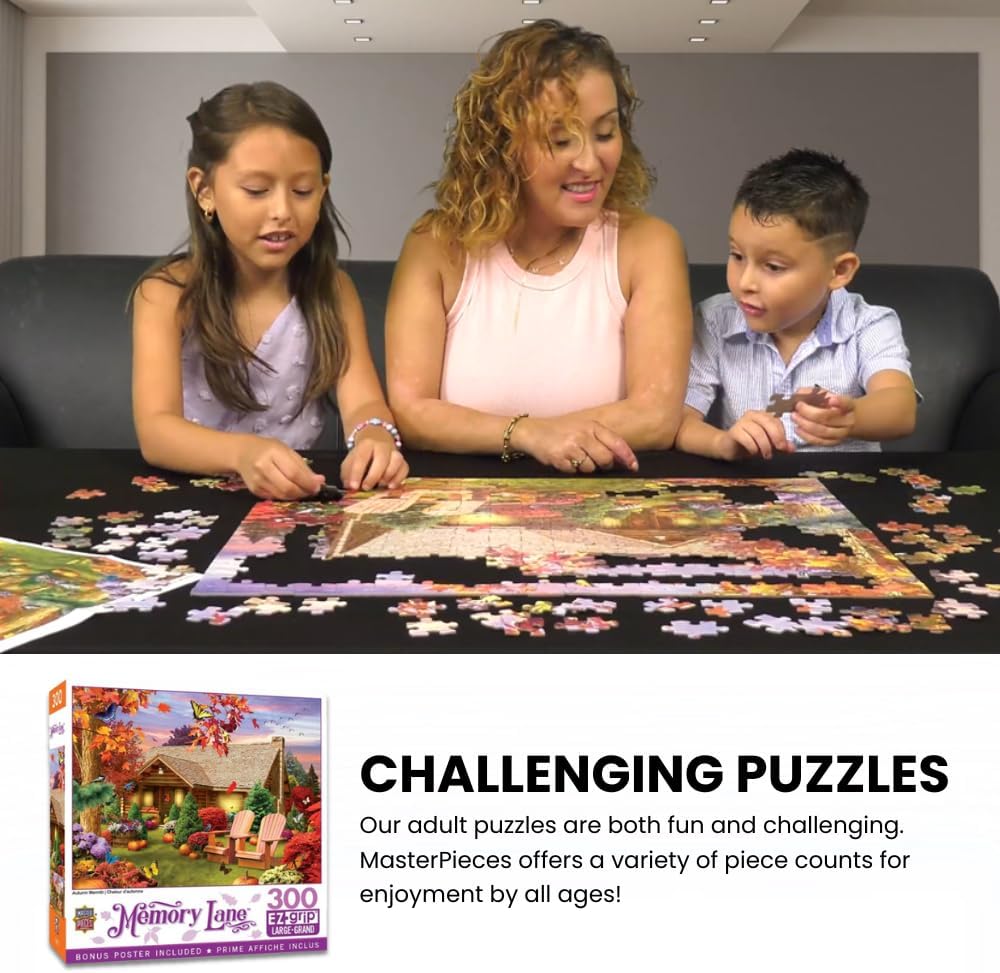 Masterpieces 300 Piece EZ Grip Jigsaw Puzzle - Willow Whispers - 18"x24"