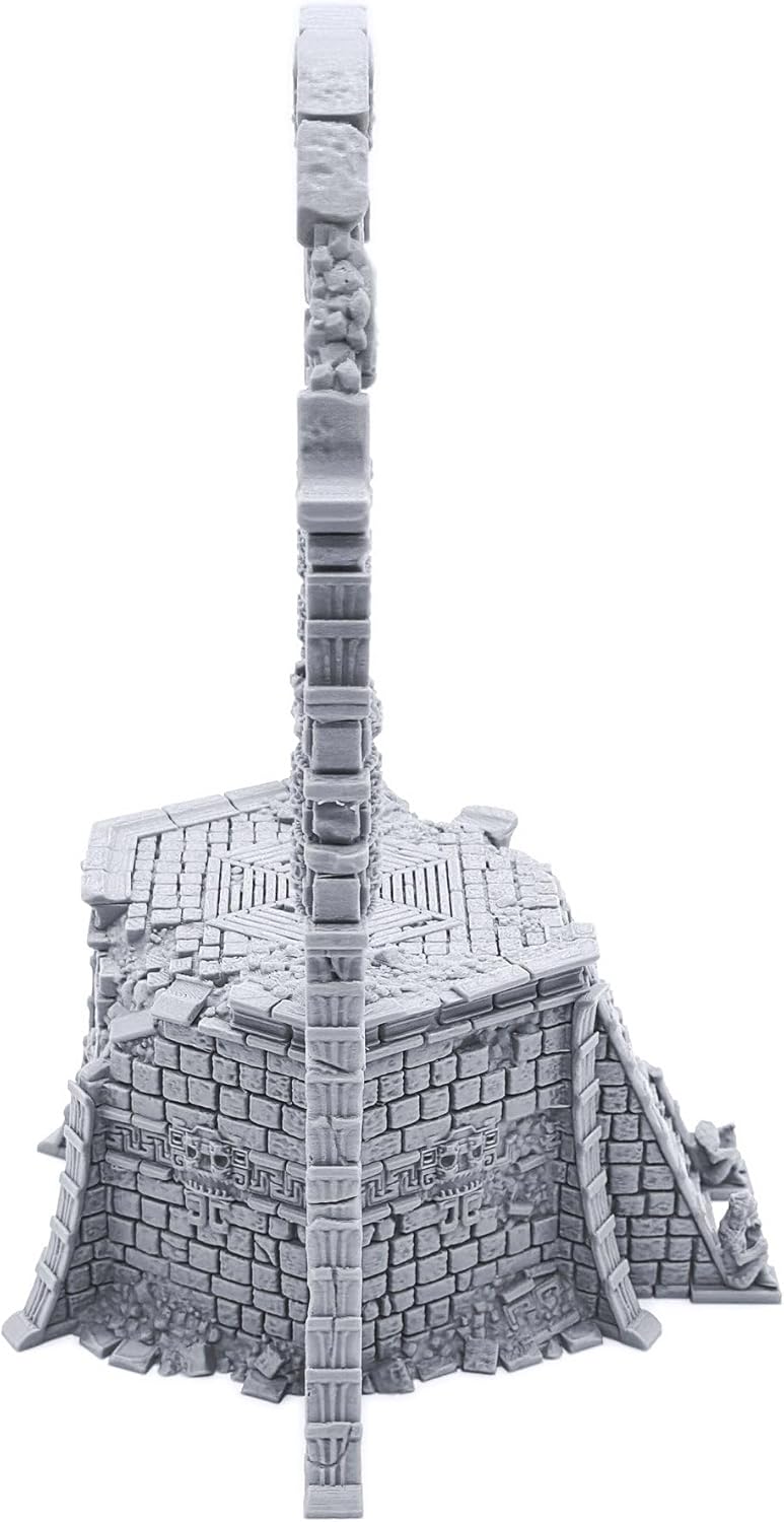 Sacred Dais by Printable Scenery, 3D Printed Tabletop RPG Scenery and Wargame Terrain 28mm Miniatures