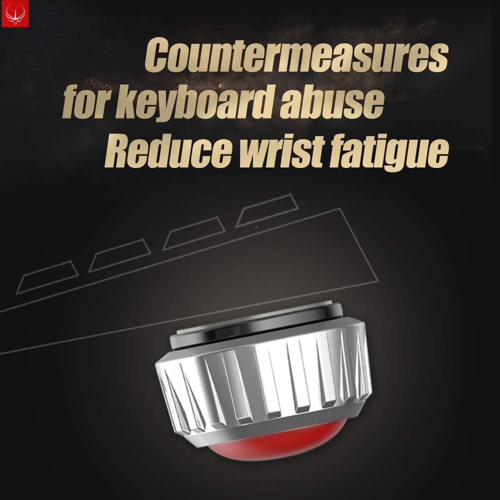 HOTLINEGAMES H2 Ergonomic Keyboard Riser Laptop Notebook Stand Holder Cooler Laptop Cooling Pad (Black-Red)